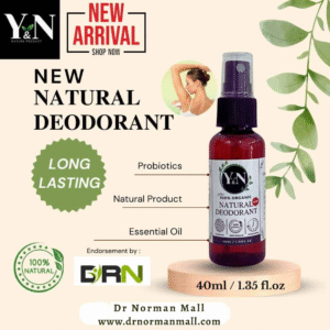 Natural Deodorant - Probiotic 100% Natural 40ml