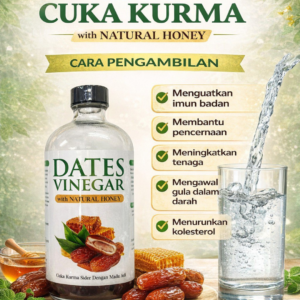 Cuka Kurma dengan Madu Asli